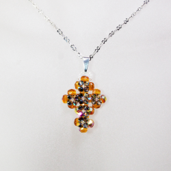 Pendant 45cm - Pualani-Silver Chain - Pendant 45cm - Laiton argenté